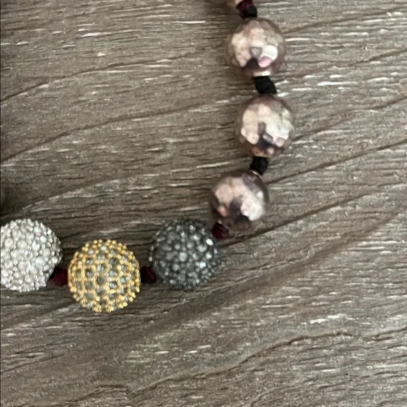 Tai Black and Gold Beaded Bracelet Neiman Marcus - Picture 4 of 7